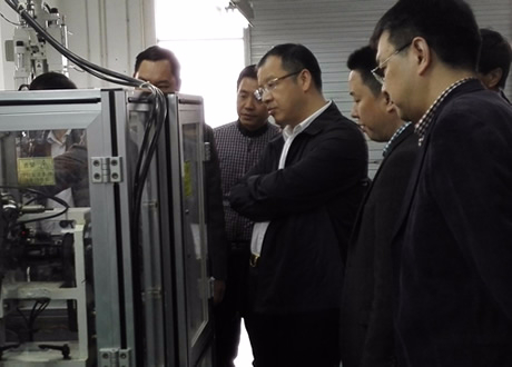 杨齐总裁到w66利来深圳分公司调研