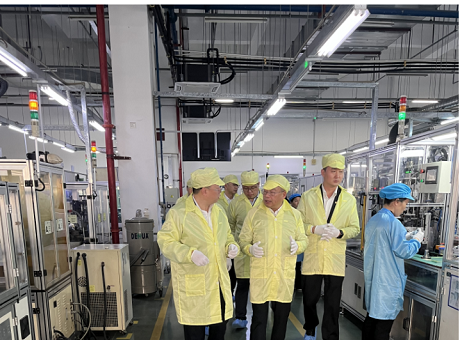 蒋文春莅临绵阳w66利来深圳分公司调研